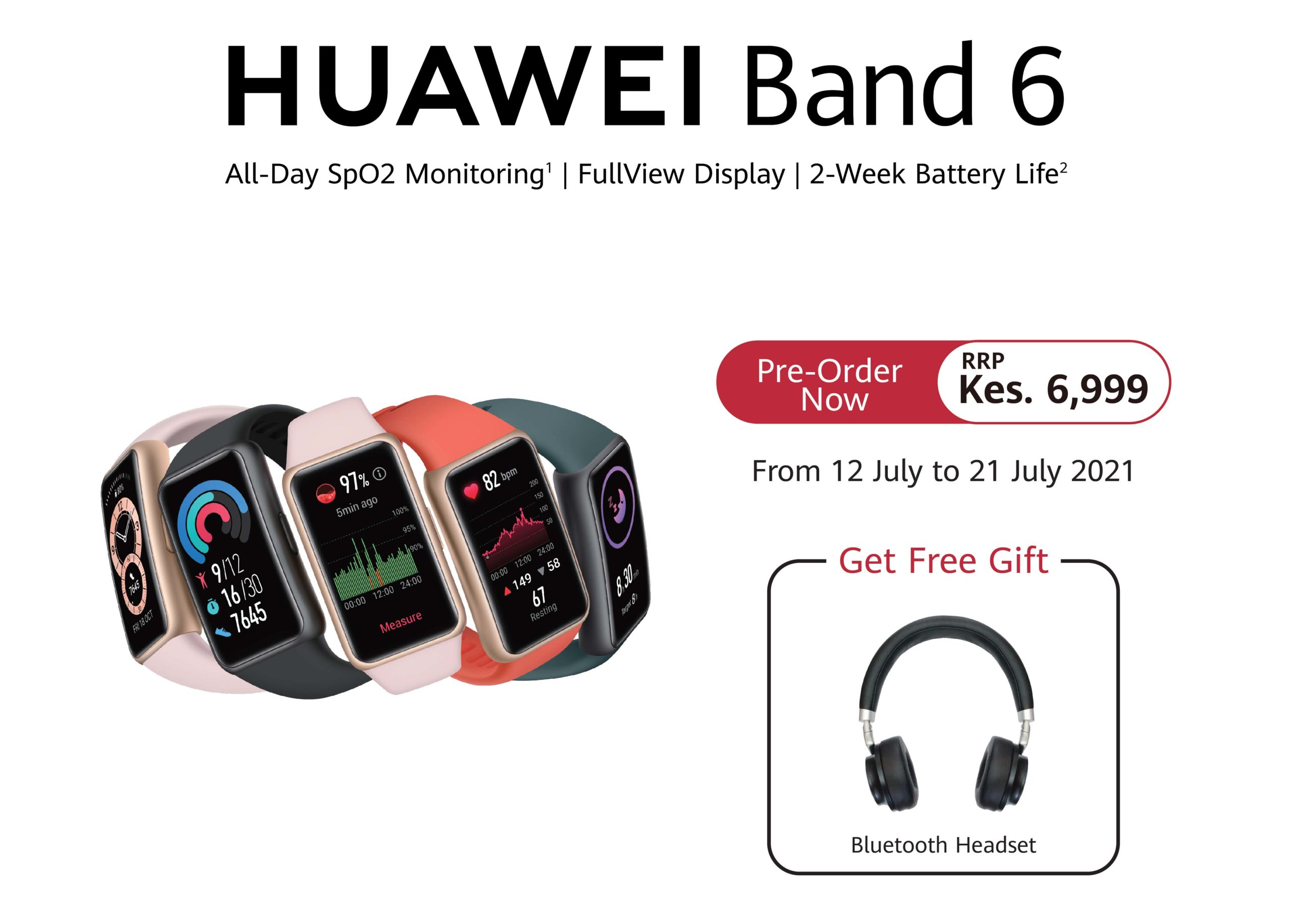Huawei band 6 series